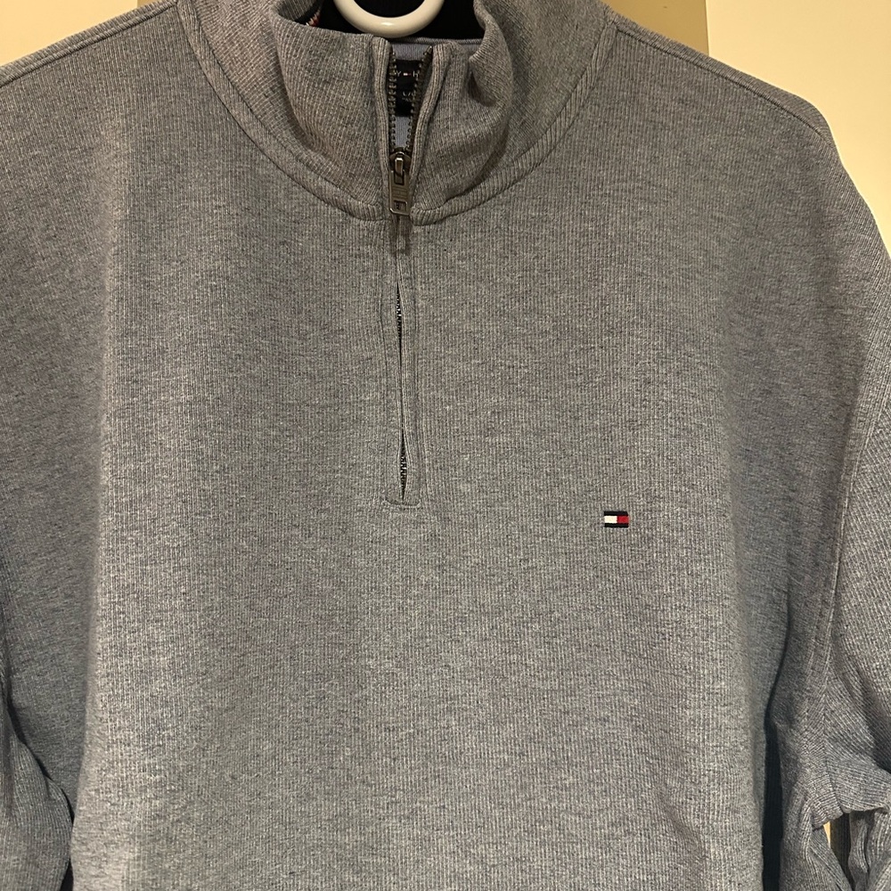 Tommy Hilfiger Men's Zip-Up Sweater in Gray - NWOT